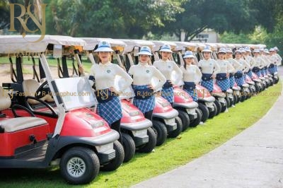 đồng phục caddy sân golf